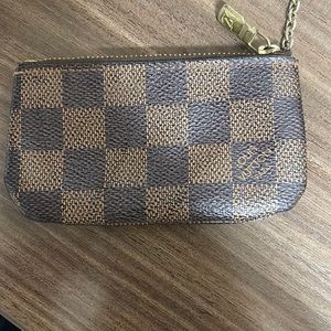 Louis Vuitton Key Pouch Damier Ebene Monogram